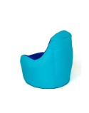 Puff GO GIFT Azul Oxford tejido antidesgarros