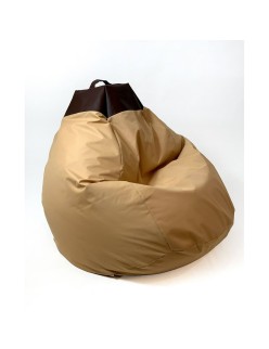Puff GO GIFT Creme Bronze Oxford 140 x 100 cm
