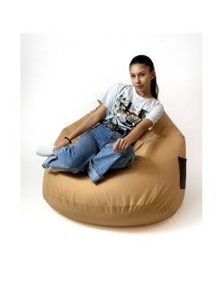 Puff GO GIFT Creme Bronze Oxford 140 x 100 cm
