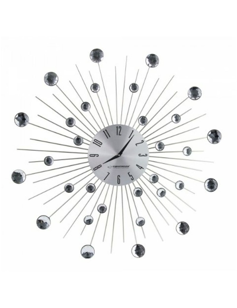 Orologio da Parete Esperanza EHC002 Vetro Acciaio inossidabile Alluminio 150 cm