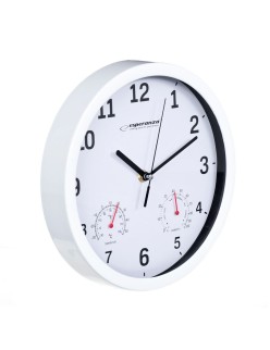 Orologio da Parete Esperanza EHC016W Bianco Vetro Plastica 25 cm
