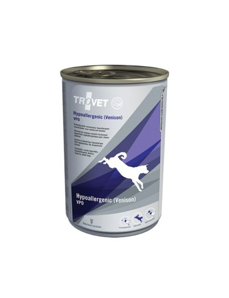 Comida húmida Trovet Hypoallergenic VPD Carne Javali 400 g