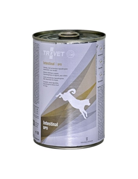 Comida húmeda Trovet Intestinal DPD Pato 400 g