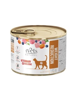 Comida para gato 4VETS Natural Weight Reduction 185 g