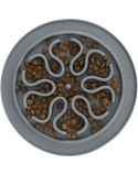 Comedero de Alimentación Lenta para Mascotas Trixie TX-25035 Azul Gris Silicona