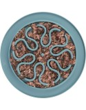 Ciotola ad Alimentazione Lenta per Animali Domestici Trixie TX-25035 Azzurro Grigio Silicone