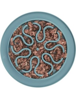 Ciotola ad Alimentazione Lenta per Animali Domestici Trixie TX-25035 Azzurro Grigio Silicone