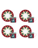 Ensemble de tasses à café Bialetti Winter Wonderland Turquoise Porcelaine 80 ml 4 Unités