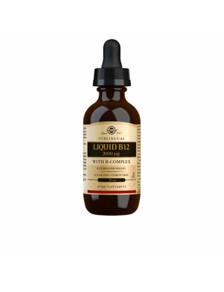 Vitamina B12 Líquida con B-Complex Solgar B12 liquido 2000 g con B-Complex 59 ml
