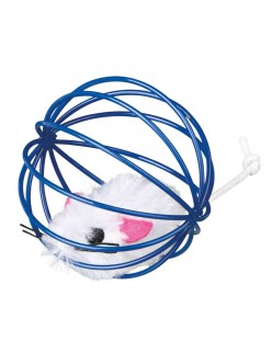 Juguetes Trixie Mouse in a Wire Ball Multicolor Poliéster