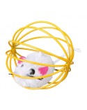 Juguetes Trixie Mouse in a Wire Ball Multicolor Poliéster