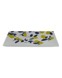 Tablett für Snacks La Mediterránea Zitronengelb 25 x 15 x 2 cm (12 Stück)