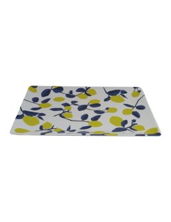 Tablett für Snacks La Mediterránea Zitronengelb 30 x 20 x 2,5 cm (12 Stück)
