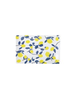 Tablett für Snacks La Mediterránea Zitronengelb 30 x 20 x 2,5 cm (12 Stück)