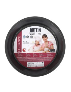 Baking tray Quttin Circular 28 x 5 cm (12 Units)
