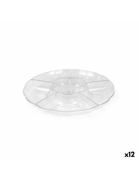 Tablett für Snacks Algon rund 30,5 cm (12 Stück)