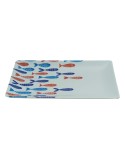 Plateau apéritif La Mediterránea Poissons 25 x 15 x 2 cm (12 Unités)