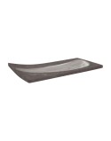 Tablett für Snacks Krakatoa rechteckig 30 x 35 cm (4 Stück)