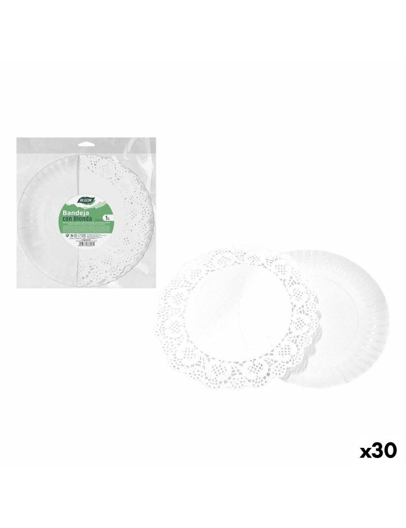 Plateau apéritif Algon Rond 35 cm (30 Unités)