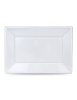 Service de vaisselle Algon Plastique Rectangulaire 33 x 23 cm 3 Pièces (24 Unités)