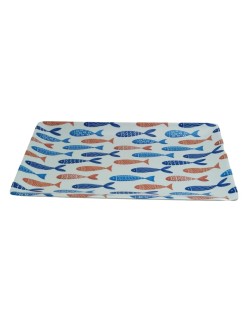 Plateau apéritif La Mediterránea Poissons 30 x 20 x 2,5 cm (12 Unités)