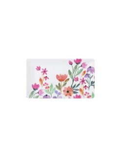 Plateau apéritif La Mediterránea Fleurs 25 x 15 x 2 cm (12 Unités)
