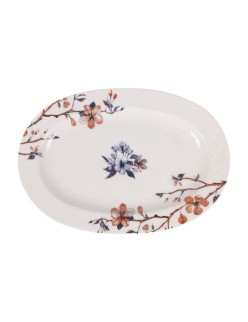 Plateau apéritif Toscana Fleurs Oblongue 30 x 20 x 2 cm (6 Unités)