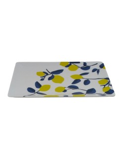 Snack tray La Mediterránea Lemon 20 x 13 x 2 cm (24 Units)