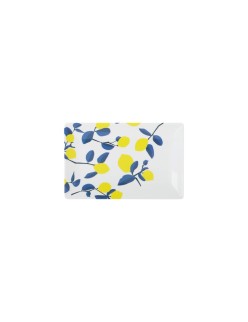 Plateau apéritif La Mediterránea Citron 20 x 13 x 2 cm (24 Unités)