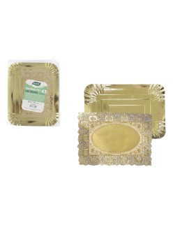 Bandeja de Aperitivos Algon Rectangular 32 x 39 cm (36 Unidades)