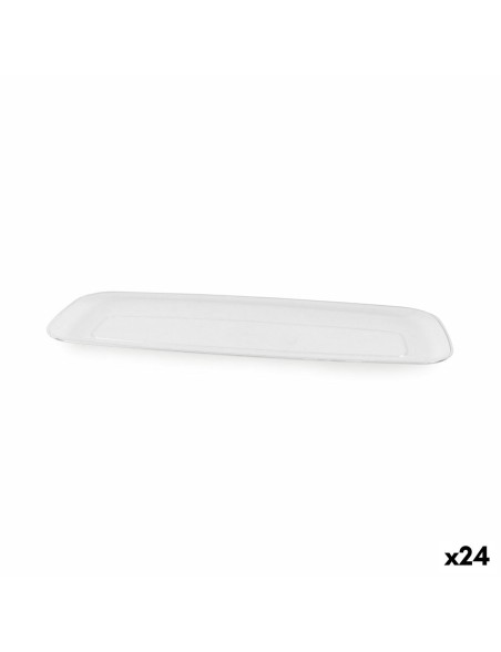 Plateau apéritif Algon Rectangulaire 44,5 x 16,6 x 2,4 cm (24 Unités)