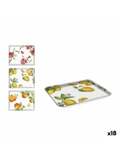 Plateau La Mediterránea 27 x 21 cm Fruits 18 Unités
