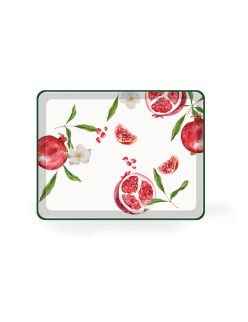 Vassoio La Mediterránea 27 x 21 cm Frutta 18 Unità