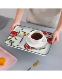 Bandeja La Mediterránea 27 x 21 cm Frutas 18 Unidades