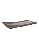 Bandeja de Aperitivos Krakatoa Rectangular 24 x 12 x 1 cm (3 Unidades)