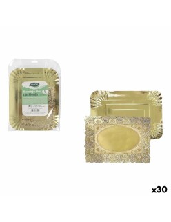Bandeja de Aperitivos Algon Rectangular 22 x 28 cm (30 unidades)