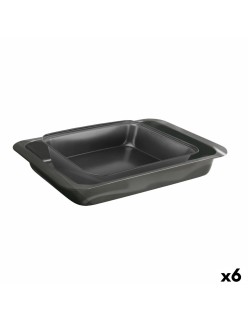 Bandeja para Horno Quttin Rectangular 34 x 24 cm 42 x 29 cm (2 Piezas) (6 Unidades)