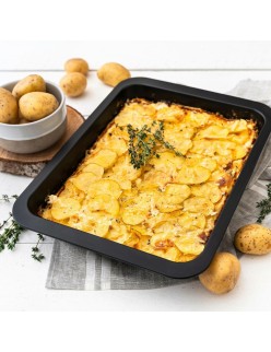 Bandeja para Horno Quttin Rectangular 34 x 24 cm 42 x 29 cm (2 Piezas) (6 Unidades)