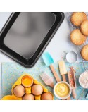 Bandeja para Forno Quttin Retangular 34 x 24 cm 42 x 29 cm (2 Peças) (6 Unidades)