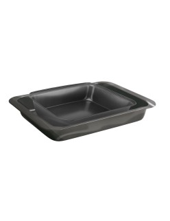 Bandeja para Horno Quttin Rectangular 34 x 24 cm 42 x 29 cm (2 Piezas) (6 Unidades)