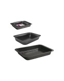 Bandeja para Horno Quttin Rectangular 34 x 24 cm 42 x 29 cm (2 Piezas) (6 Unidades)