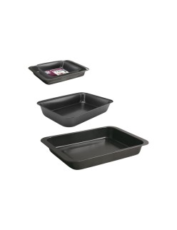 Bandeja para Horno Quttin Rectangular 34 x 24 cm 42 x 29 cm (2 Piezas) (6 Unidades)