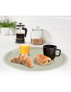 Bandeja Quttin Metal 40 cm Redondo 12 Unidades