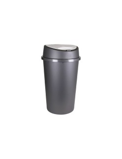 Cubo de basura Tontarelli Bingo Grafito 45 L (10 Unidades)