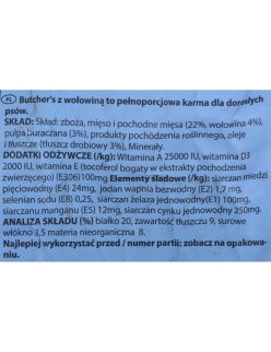 Pienso Butcher's Natural&Healthy Adulto Ternera 3 Kg