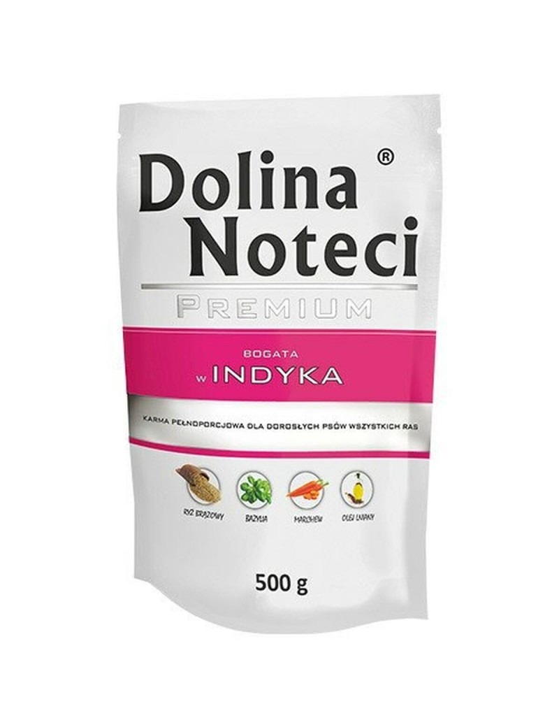 Comida húmeda Dolina Noteci Premium Pavo Vegetal 500 L 500 g