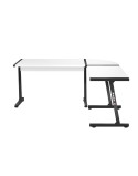 Escritorio Huzaro HZ-Hero 6.0 Blanco Acero Fibra de carbono 178 x 4 x 112 cm