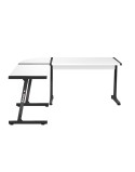 Schreibtisch Huzaro HZ-Hero 6.0 Weiß Stahl Carbonfaser 178 x 4 x 112 cm