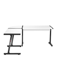 Escritorio Huzaro HZ-Hero 6.0 Blanco Acero Fibra de carbono 178 x 4 x 112 cm