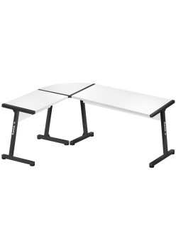 Escritorio Huzaro HZ-Hero 6.0 Blanco Acero Fibra de carbono 178 x 4 x 112 cm